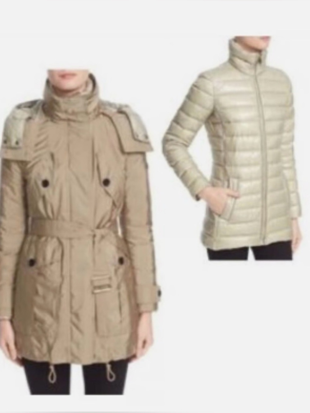 Burberry Women Down 3-in-1 Coat Puffer Jacket US14
